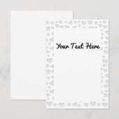 Harde vorm Faux papier snijdt uit Bedankkaart (Voorkant / Achterkant)