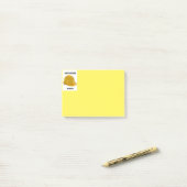 Harde vrouw post-it® notes (Op bureau)