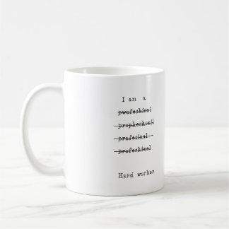 Harde werker koffiemok