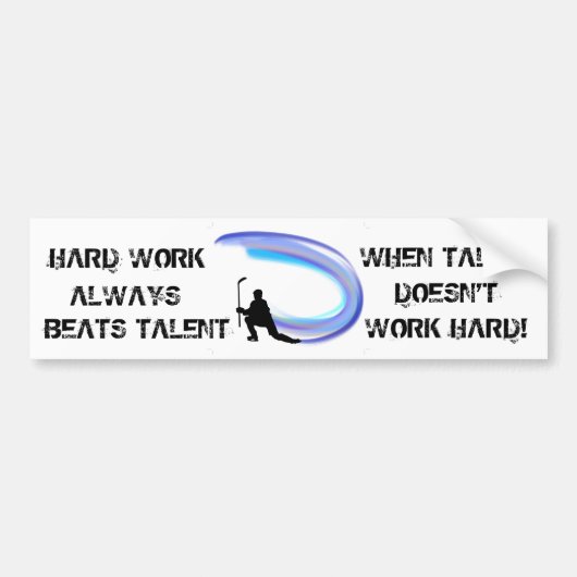 HARDE WERKZAAMHEDEN BUMPERSTICKER (Voorkant)