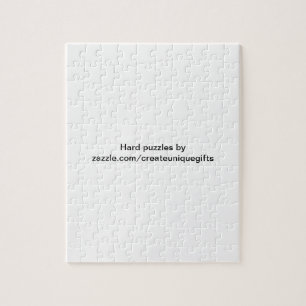 Harde witte en zwarte puzzel. legpuzzel
