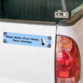 Harder bidden - Bumpersticker (Op Truck)