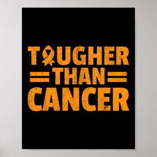 Harder dan kanker Leukemie Awareness Support Sur Poster