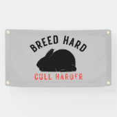 Harder ruimen spandoek (Horizontaal)