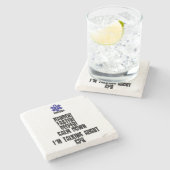 Harder! Sneller! Deeper!Kalm neer het Spreken over Stenen Onderzetter (Zijkant)