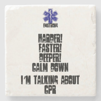 Harder! Sneller! Deeper!Kalm neer het Spreken over Stenen Onderzetter