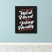 Harder spel werken canvas afdruk (Insitu (Houten vloer))