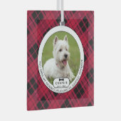 Hardest Goodbye Pet Memorial Glas Ornament (Voorkant Rechts)