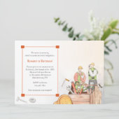 Hardhat Worker Retirement Party Kaart (Staand voorkant)