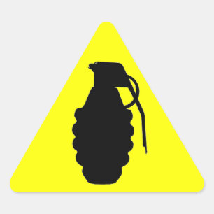 HARDHATZ DRIEHOEK STICKER