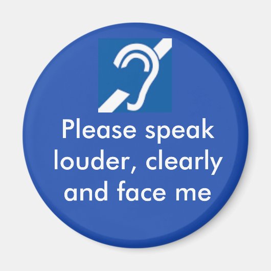 Hardhorende magneet (Voorkant)