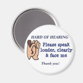 Hardhorende magneet (Voorkant / Achterkant)