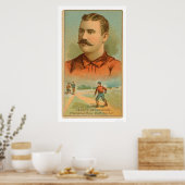Hardie Henderson Baseball 1888 Poster (Keuken)