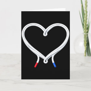 Hardloop Love Hart Veters Valentijnsdag Hardloper Kaart