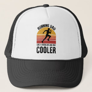 Hardloop Papa Vaderdag Cadeau Marathonloper Vader Trucker Pet