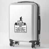 Hardloopdefinitie Sticker (Koffer)