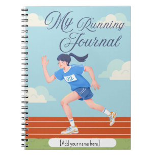 Hardloopjournaal Gepersonaliseerde fitness track Notitieboek