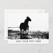  hardlooppaard Dierlijke Sjabloon Briefkaart (Voorkant / Achterkant)