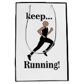 Hardloopsporter atletiek medium cadeauzakje (Voorkant)