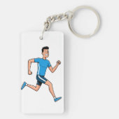 Hardloopuitrusting – Inspirerende hardloop Sleutelhanger (achterkant)