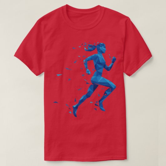 Hardloopvrouwen T-shirt (Design voorkant)