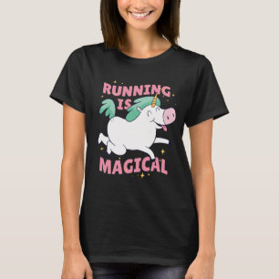 Hardlopen is Magische Eenhoorn T-shirt