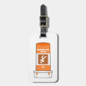 Hardlopen is mijn medicijn bagagelabel (Voorkant verticaal)