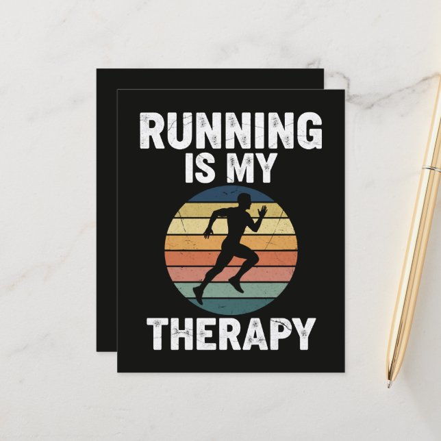 Hardlopen Is Mijn Therapie (Voorkant / Achterkant in situ)