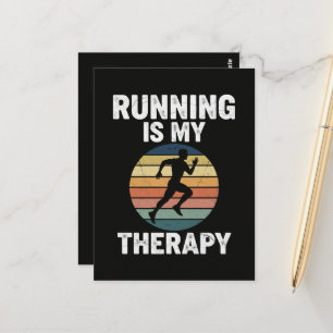 Hardlopen Is Mijn Therapie Briefkaart