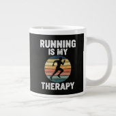 Hardlopen Is Mijn Therapie Extra Grote Beker (Rechts)