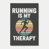 Hardlopen Is Mijn Therapie Post-it® Notes (Voorkant)