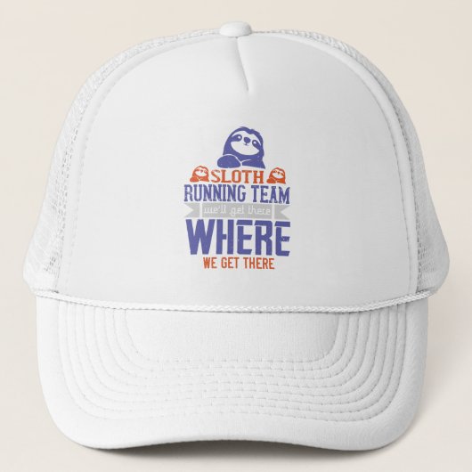 Hardlopen - Luiaard Hardloop Team Trucker Pet (Voorkant)