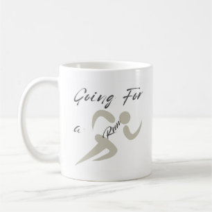 Hardlopen, Minimalistische Renner Hobby Cadeau Koffiemok