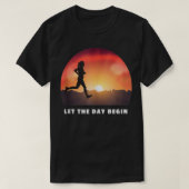 Hardlopen Motivatie Gift Runner Gezegde Marathon I T-shirt (Design voorkant)