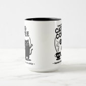 Hardlopen op Katten en Koffie 15 oz. combo Mok (Midden)