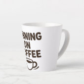 Hardlopen op Koffie & Deadlines - Grappige Mok (Rechterhoek)
