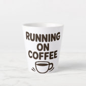 Hardlopen op Koffie & Deadlines - Grappige Mok (Voorkant)