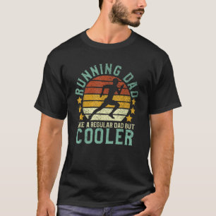 Hardlopen Papa Grappige Marathon Runner Vaderdag G T-shirt