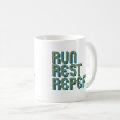 Hardlopen Rust Herhalen Koffiemok (Voorkant rechts)