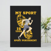 Hardlopen - Sport's straf (Staand voorkant)