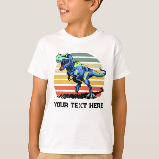 Hardlopen T-Rex Custom Text T-shirt