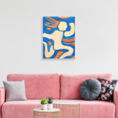 Hardlopen Tegen de Wind Canvas Afdruk (Insitu (Woonkamer))