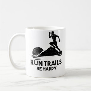 Hardlopen Trail Running Natuur Bergen Heuvels Ha Koffiemok