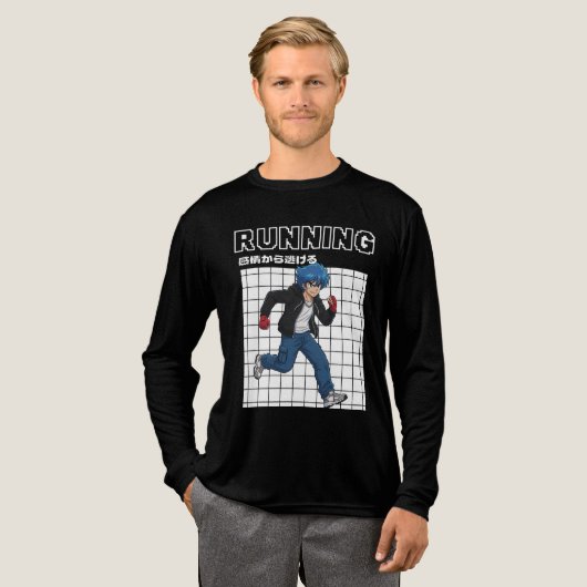 Hardlopen Tri-Blend Shirt (Voorkant)