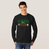 Hardlopen voor Beer St Patricks Day Grappige Marat T-shirt (Voorkant volledig)