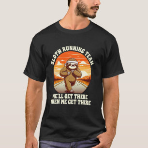Hardlopende Liefhebber Hardloper Luiaard Hardloopt T-shirt