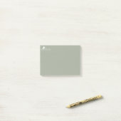 Hardlopende man post-it® notes (Op bureau)
