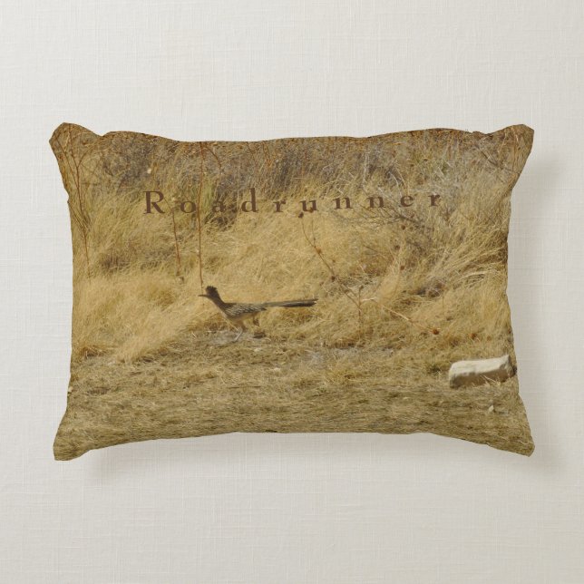 Hardlopende roadrunner  accent kussen (Voorkant)