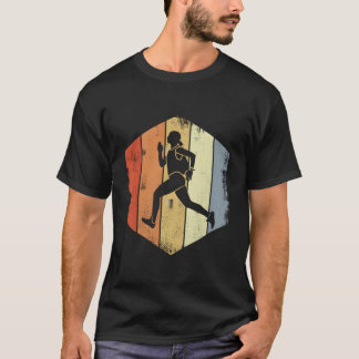 Hardlopende triatleet joggen t-shirt