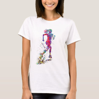 Hardlopende Vrouw T-shirt